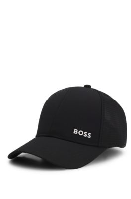 Kids' cap in canvas and ripstop fabric, Black