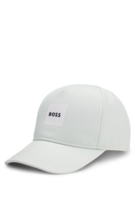 Kids' twill cap with logo print, Light Green