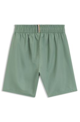 Ba&ntilde;ador para ni&ntilde;os con logo estampado, Verde