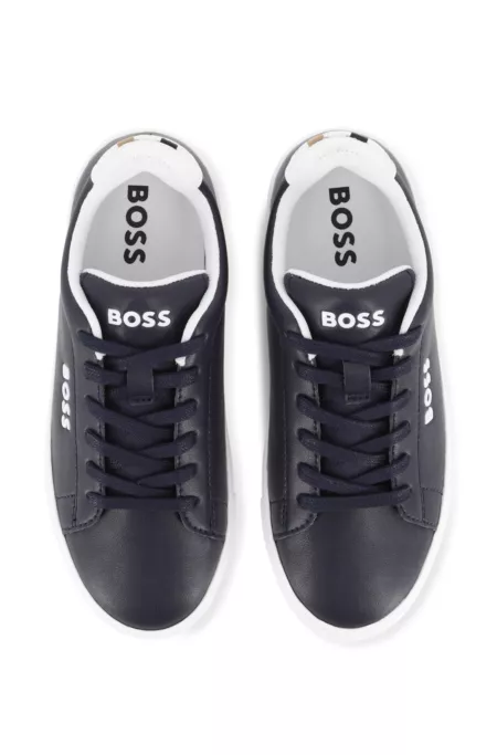 Kids' leather sneakers