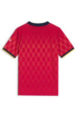 Camiseta de f&uacute;tbol para ni&ntilde;os en punto el&aacute;stico, Spain