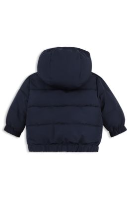 Baby reversible padded jacket, Light Blue