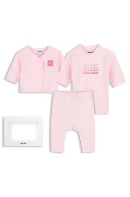 Conjunto para beb&eacute;s en caja de regalo, Pink