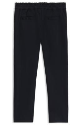 Kids' large-fit suit pants, Dark Blue