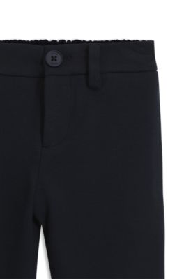 Kids' large-fit suit pants, Dark Blue