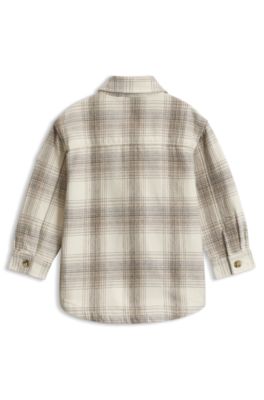Kids' cotton shirt, White