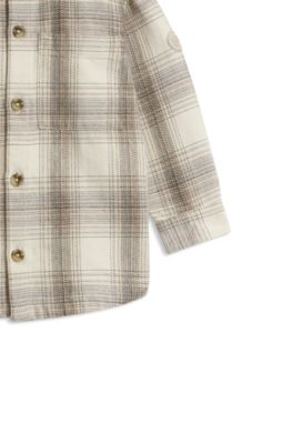Kids' cotton shirt, White