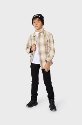 Kids' cotton shirt, Patterned