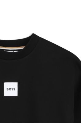 Sudadera con logo para ni&ntilde;os, Negro