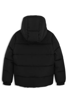 Kids' puffer jacket, Black