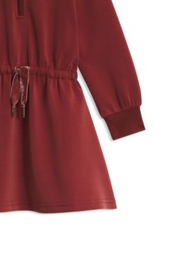 Vestido para ni&ntilde;as, Rojo oscuro