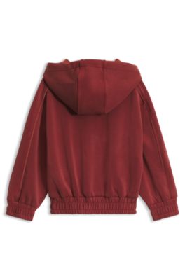 Sudadera con capucha para ni&ntilde;os, Rojo oscuro