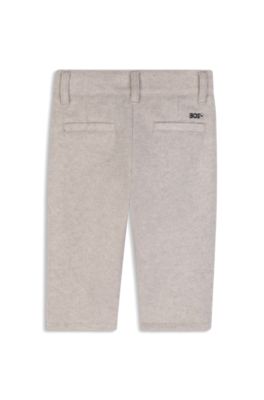 Kids' flannel pants, Light Beige