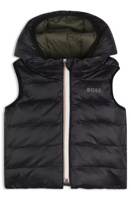Kids' reversible down vest