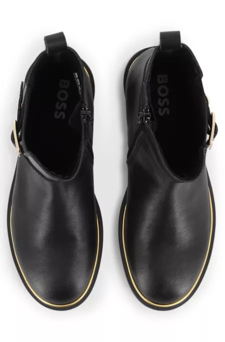Kids' leather boots