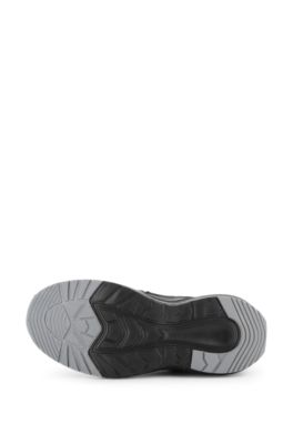 Kids' high-top sneakers, Black