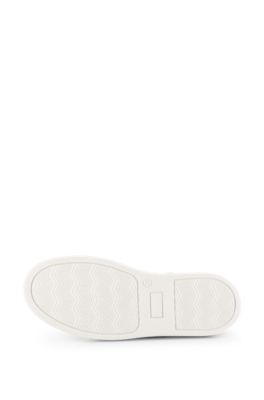 Kids' monogram sneakers, Brown