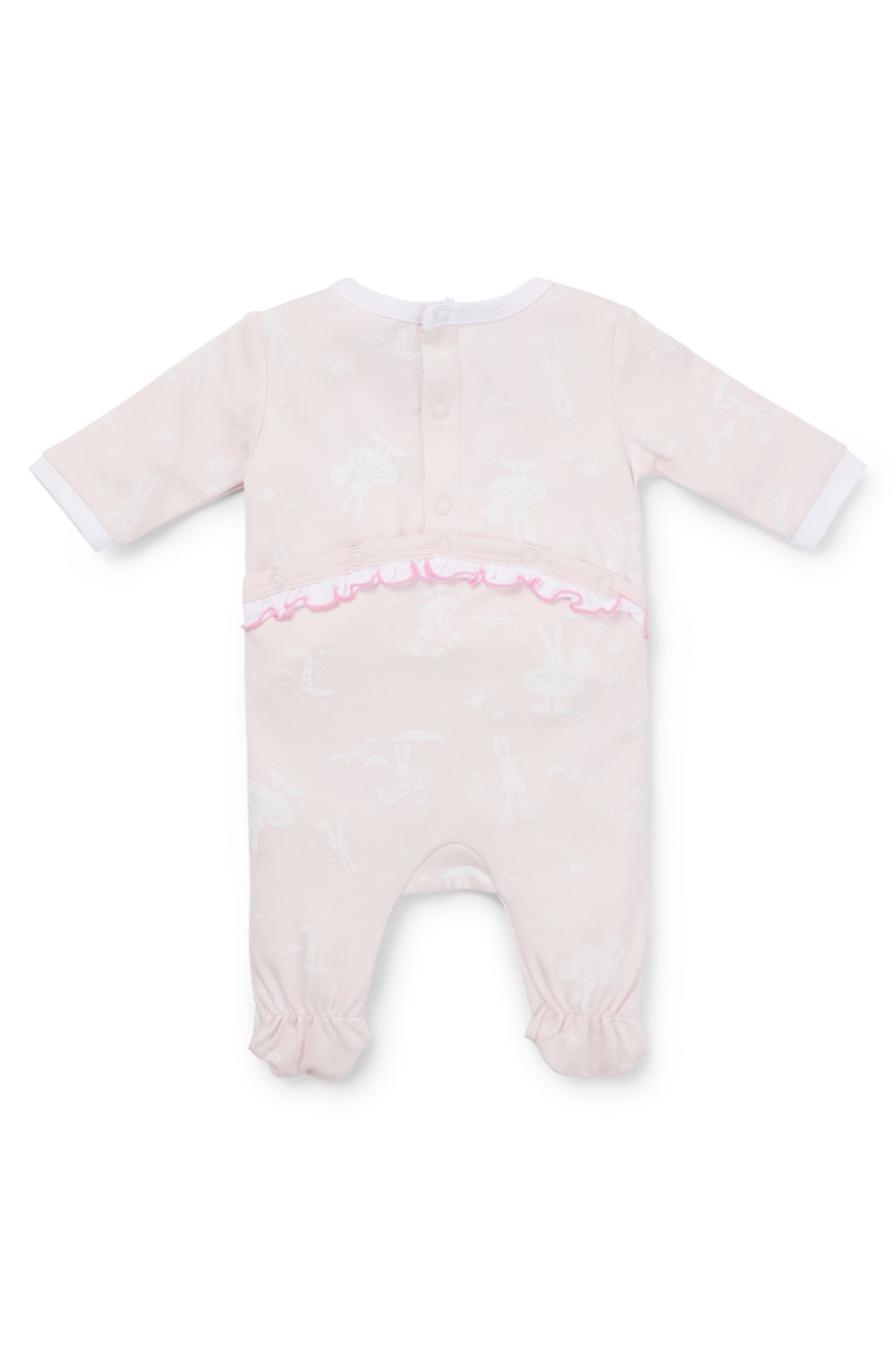 Baby Bodysuit Ribbed Sleepsuit Beanie Hat Bib - Gum & Berries