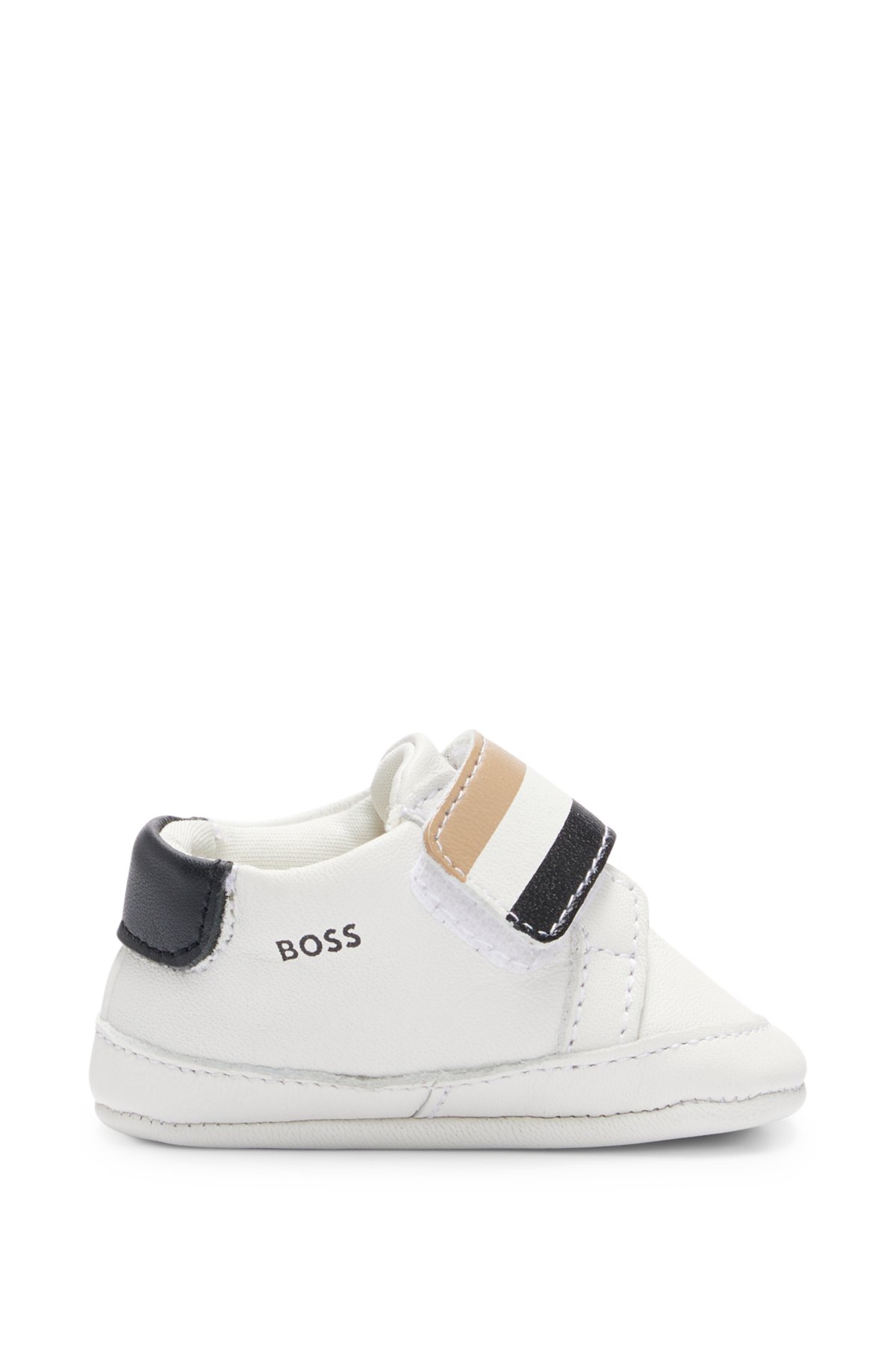 Med andre band galning Windswept BOSS - Gift-boxed leather trainers for babies