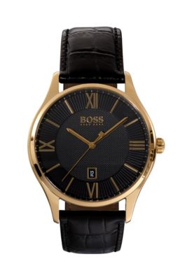 BOSS - Black Dial Watch With Black 