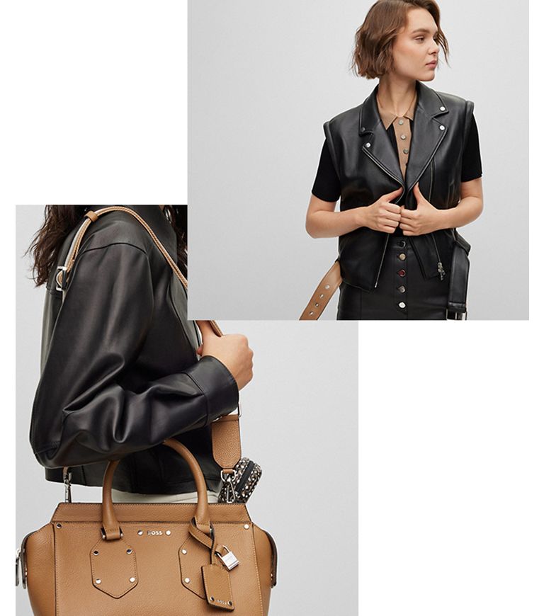 HUGO BOSS Leather Outfits for Women – Elaborate designs