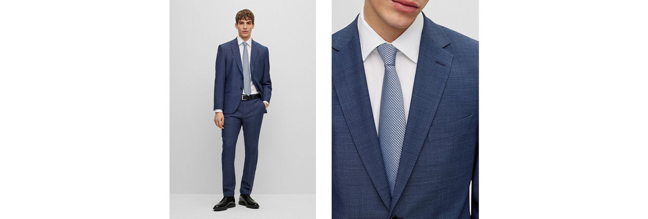 Blue suit for Men by BOSS