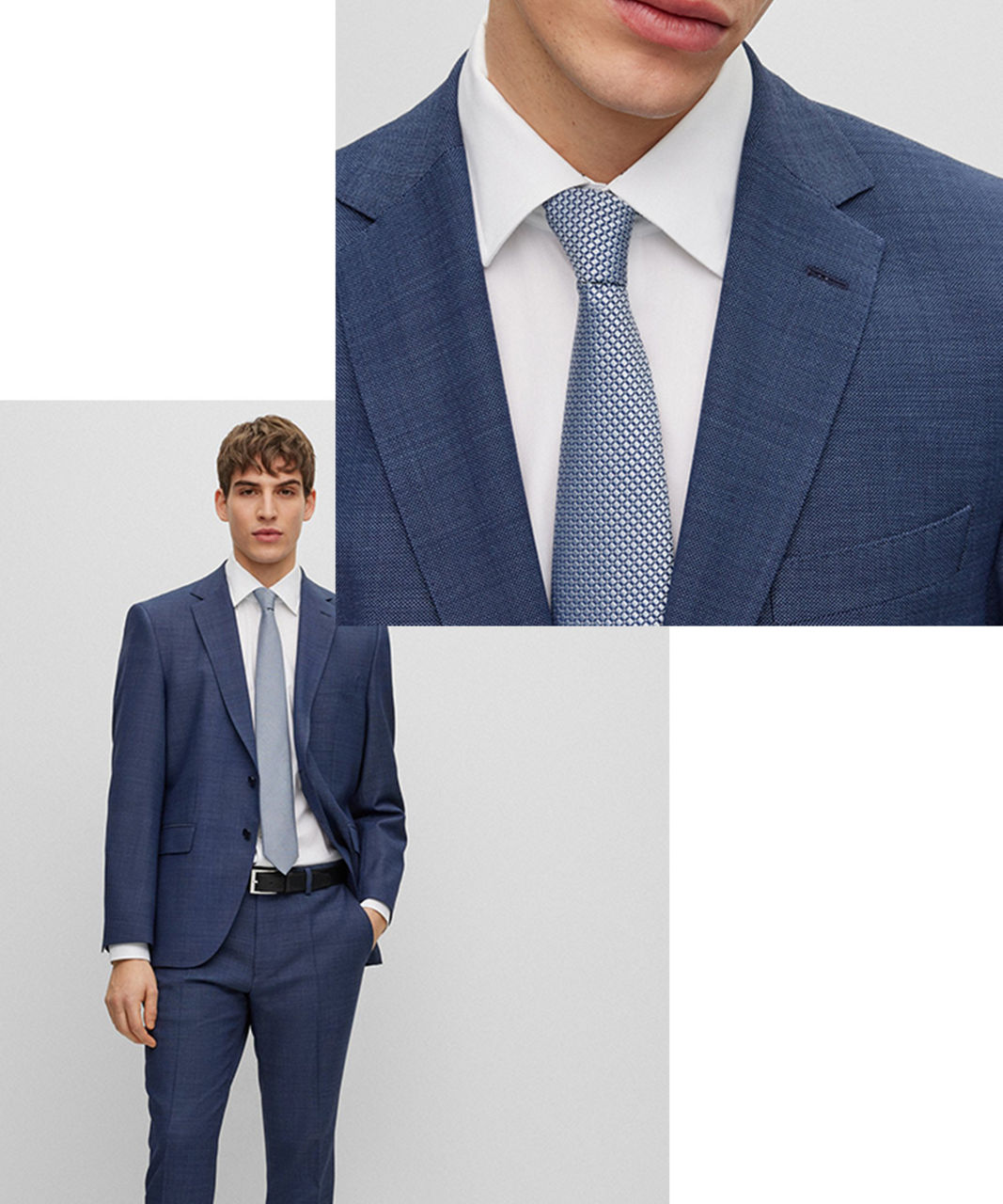 Blue suit for Men by BOSS