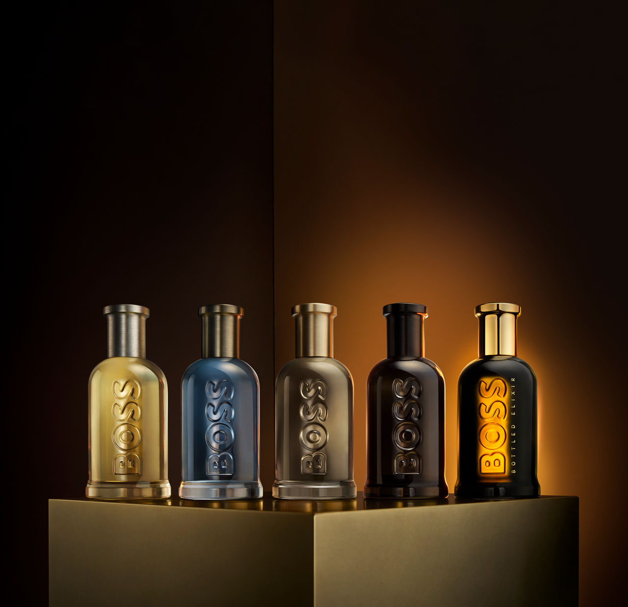 Photo du nouveau parfum BOSS pour homme, l’héritage