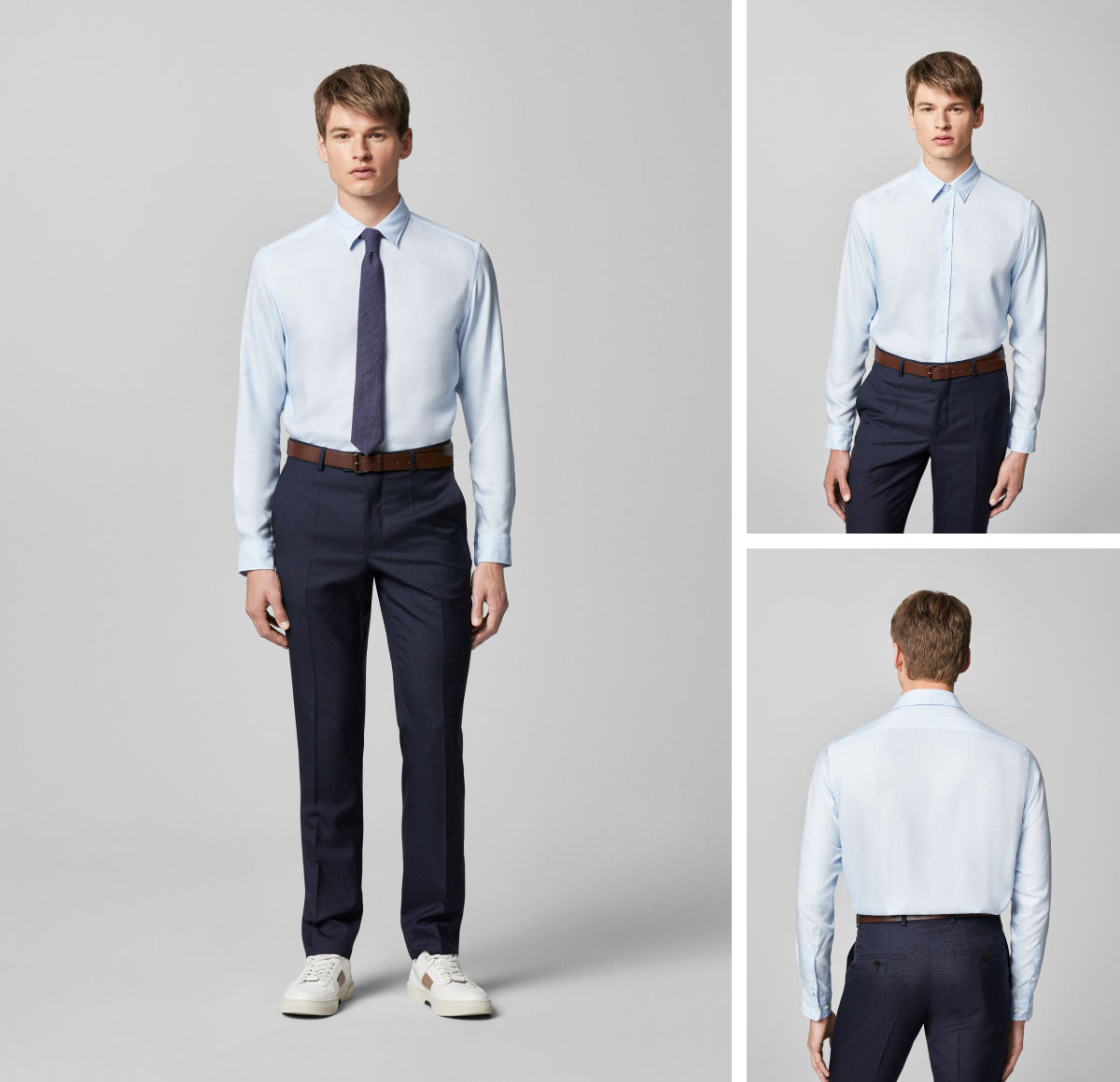 A picture featuring regular fit shirts for men from Hugo Boss