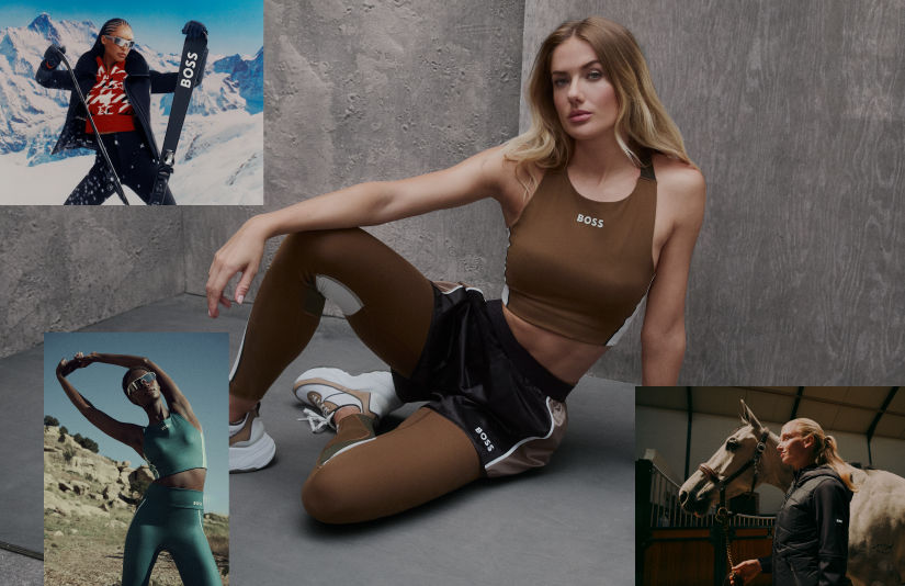Découvrez les collections BOSS Sport. Tenues et accessoires Femme.
