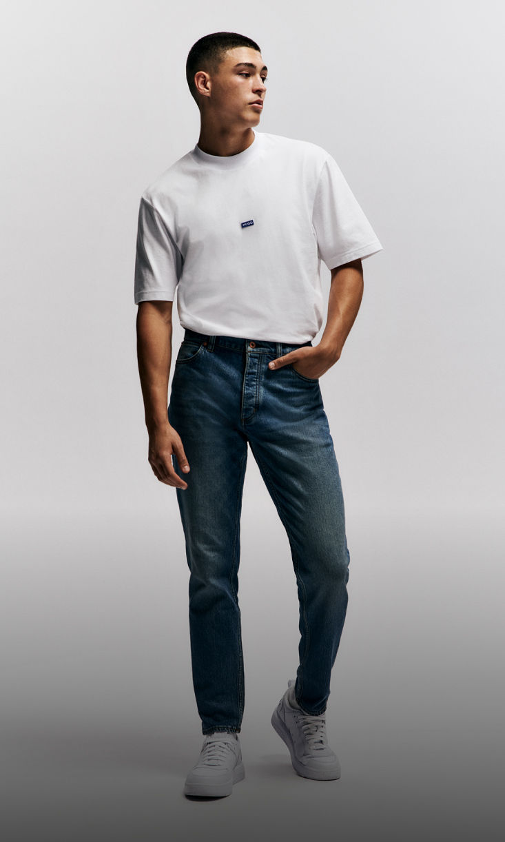 Jeans tapered fit HUGO para hombre
