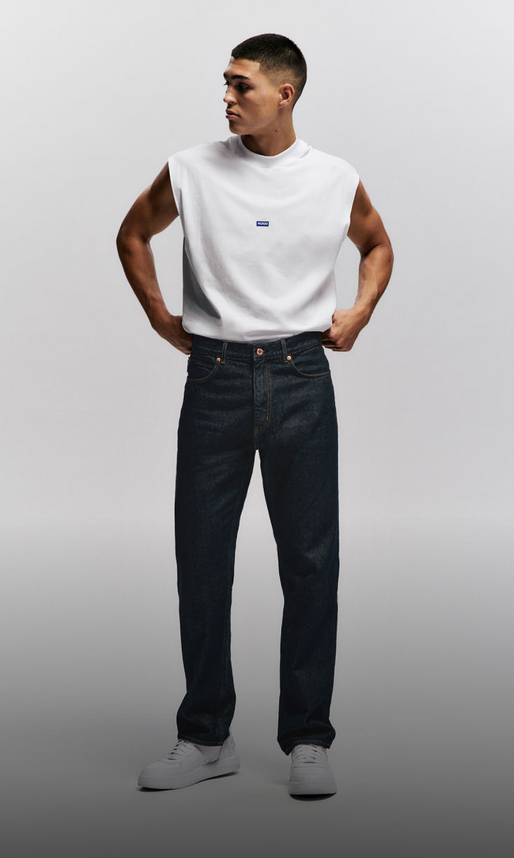 Jeans regular fit HUGO para hombre