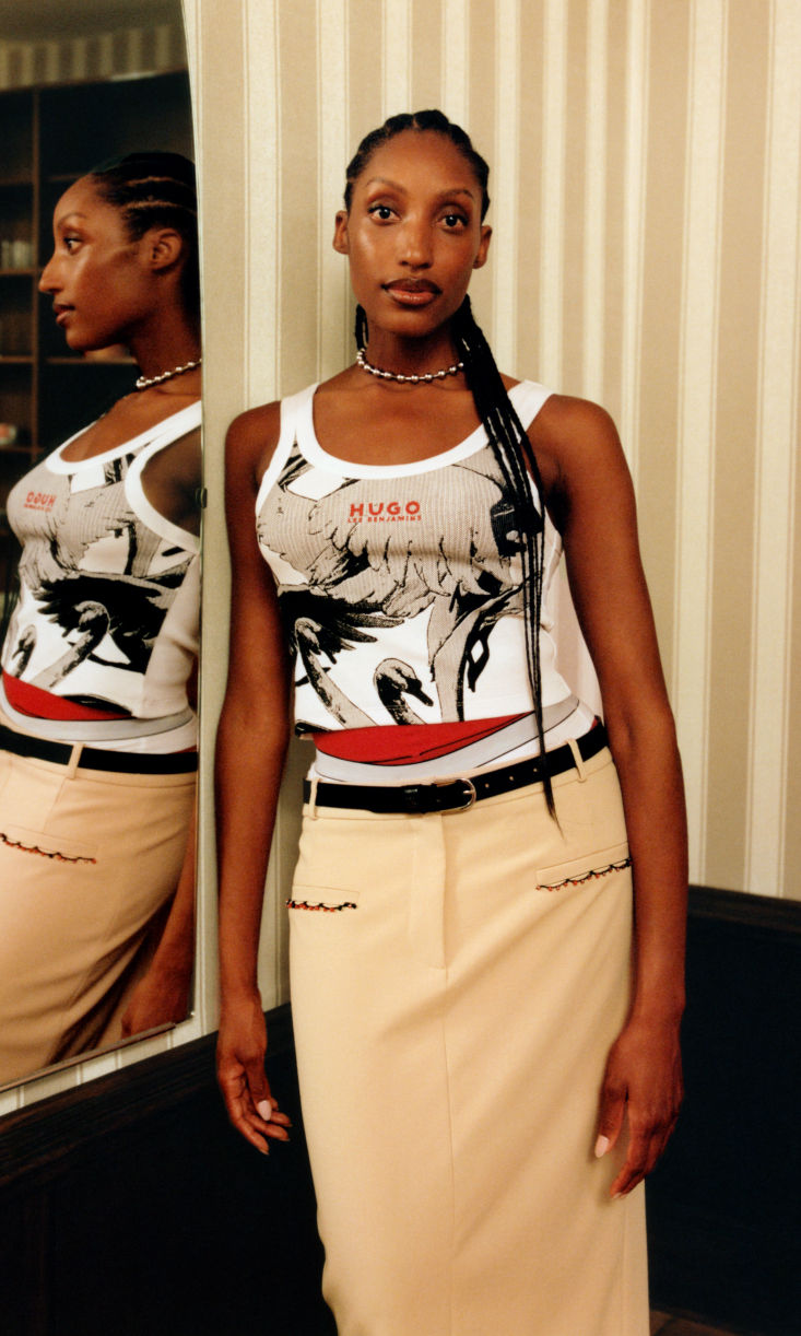 HUGO x Les Benjamins style for Women