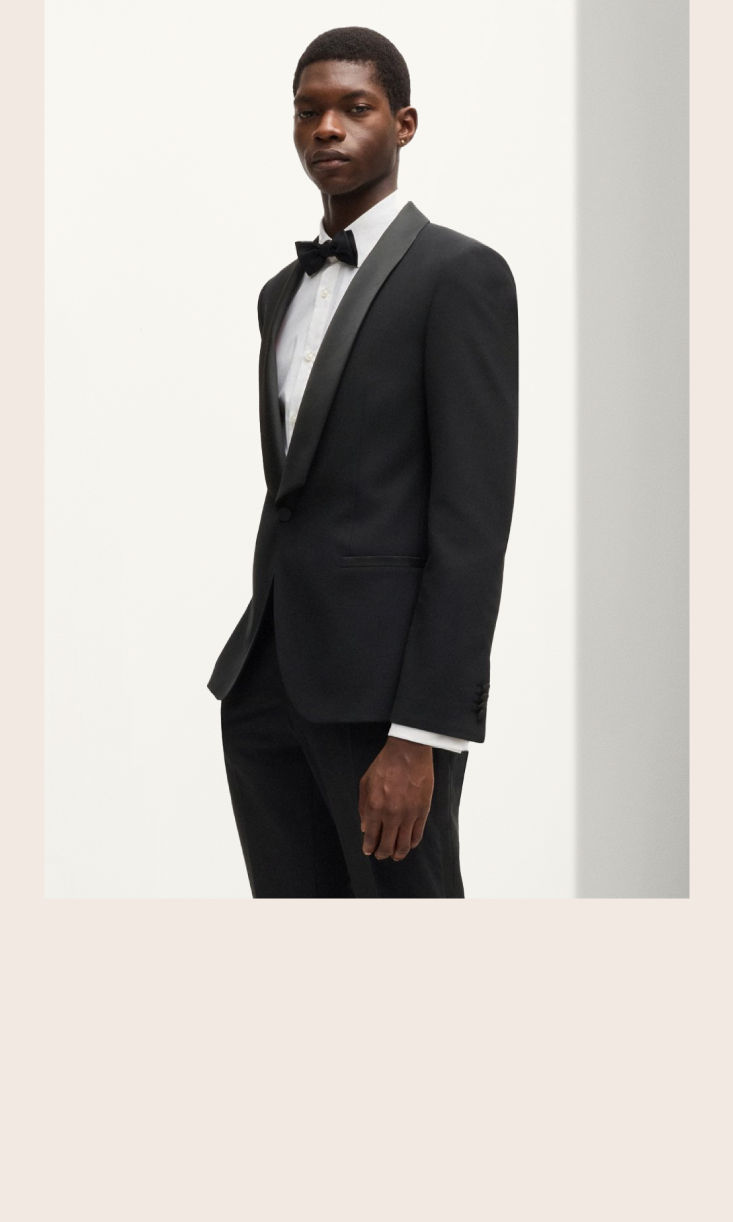 Smokings voor bruiloftsgasten van BOSS