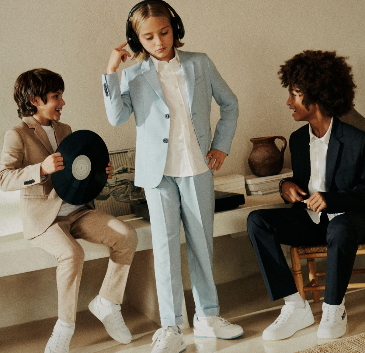 bruiloftslooks voor kinderen van BOSS
