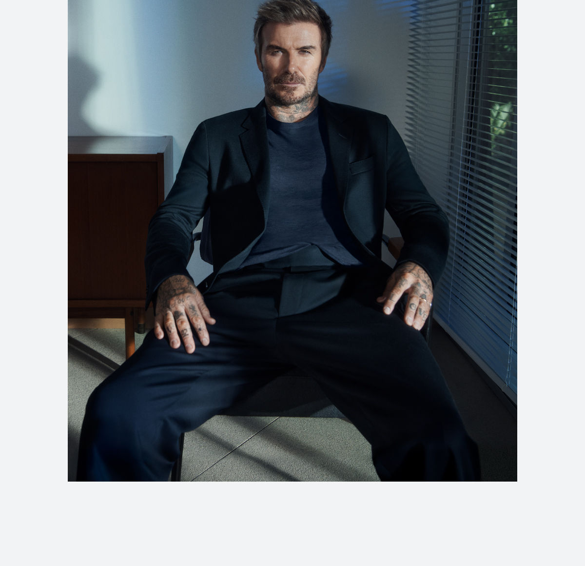 Beckham x BOSS menswear collection