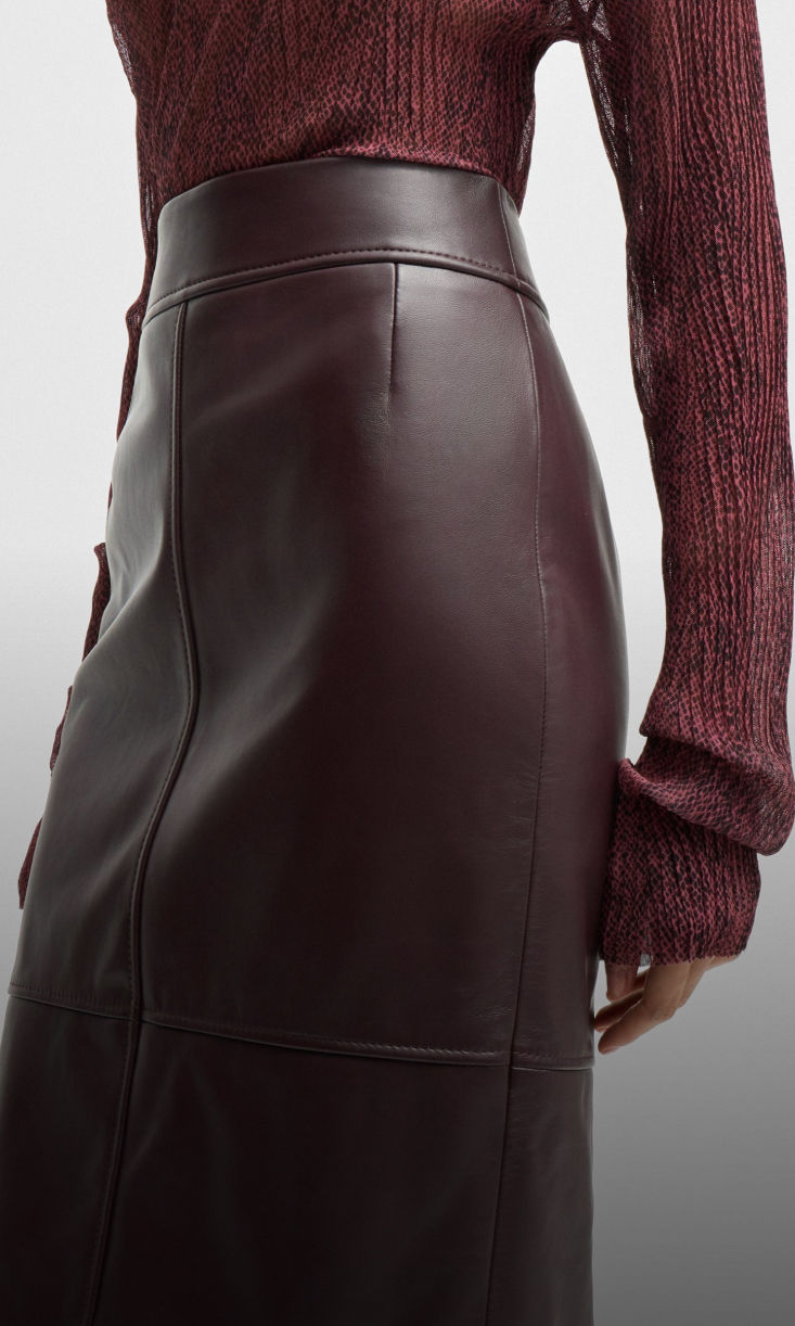 Combining different leather outfits by BOSS