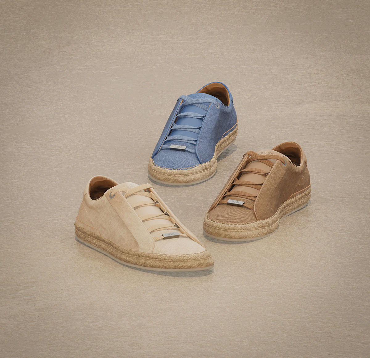 Male model in BOSS suit