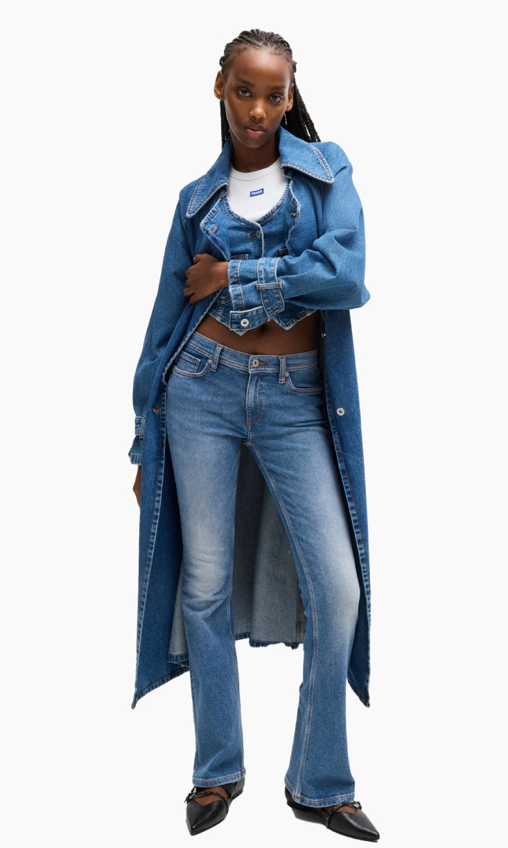 Shop HUGO BOSS slim fit JEANS