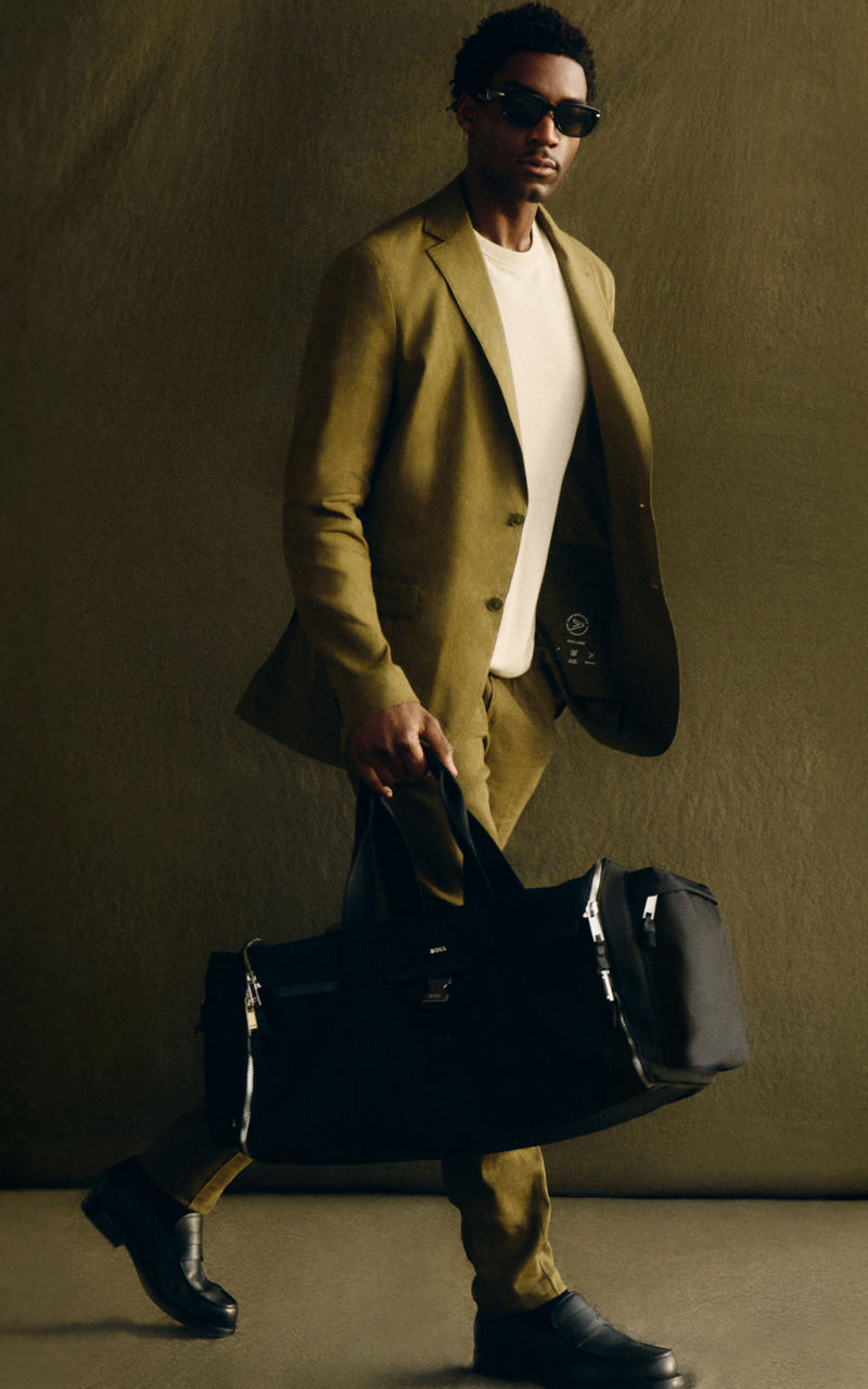 Selection of BOSS Performance suits for men