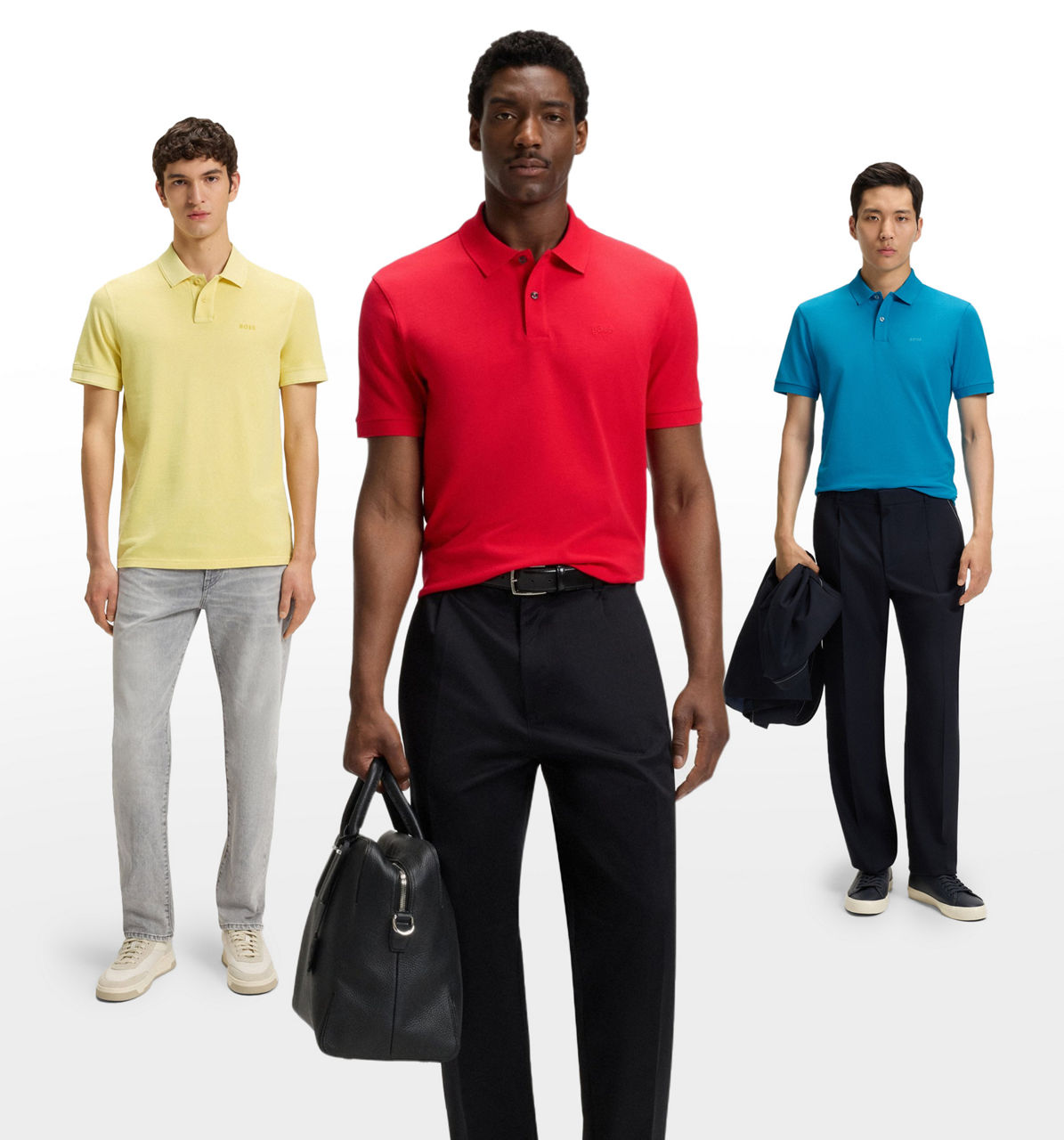 Shop colorful polos