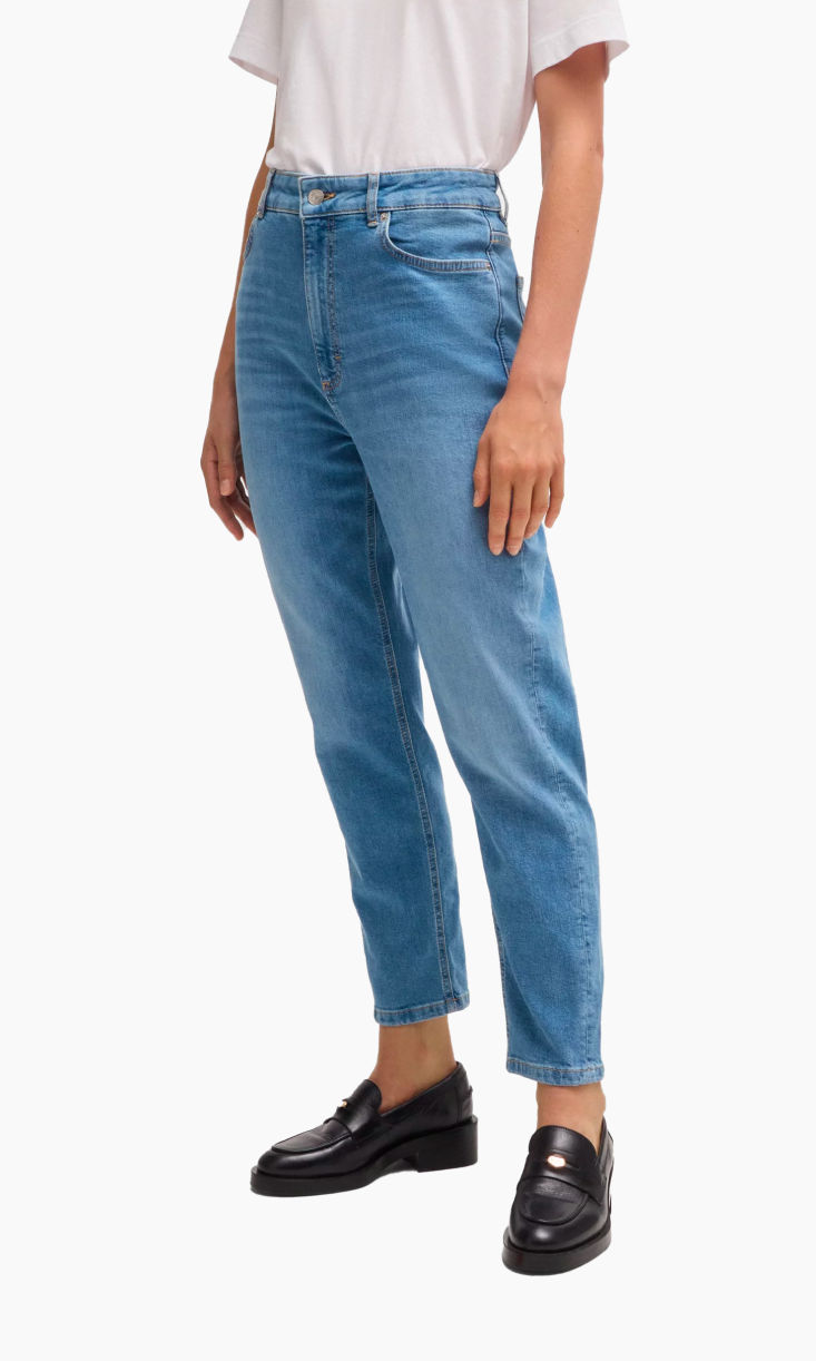 Shop HUGO BOSS tapered fit jeans