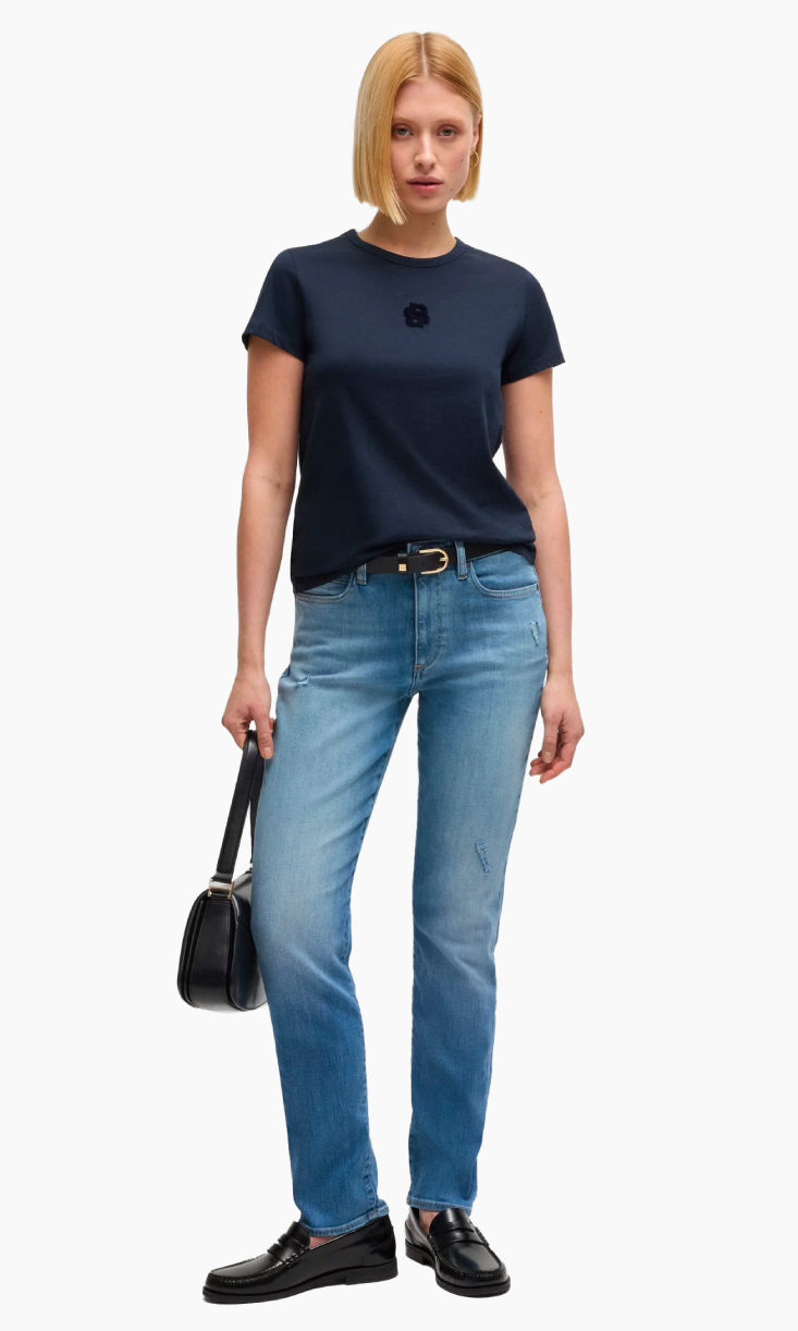 Shop HUGO BOSS slim fit JEANS