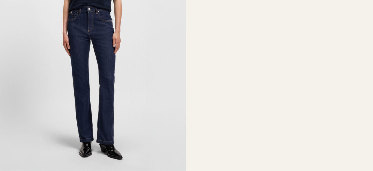 Flared Fit Denim for Women by BOSS