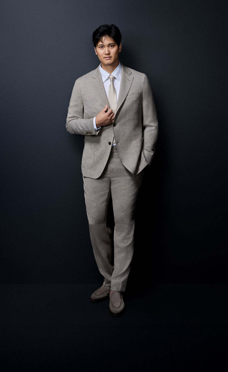 Formal suit for men from the collection BOSS Selected by Shohei Ohtani 