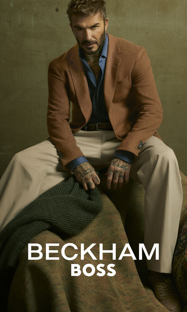 Beckham x BOSS menswear collection