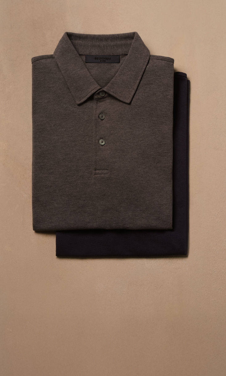 Selection of polo styles from the Beckham x BOSS collection