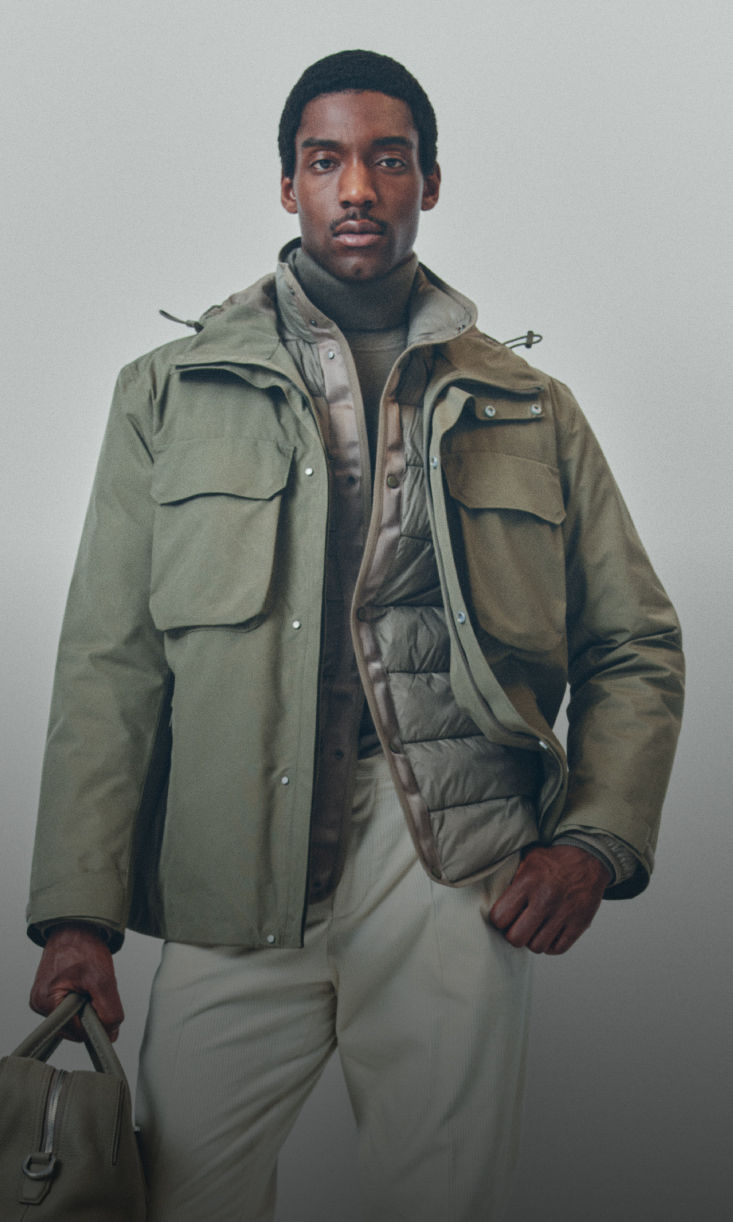 Water-repellent Jackets for Men