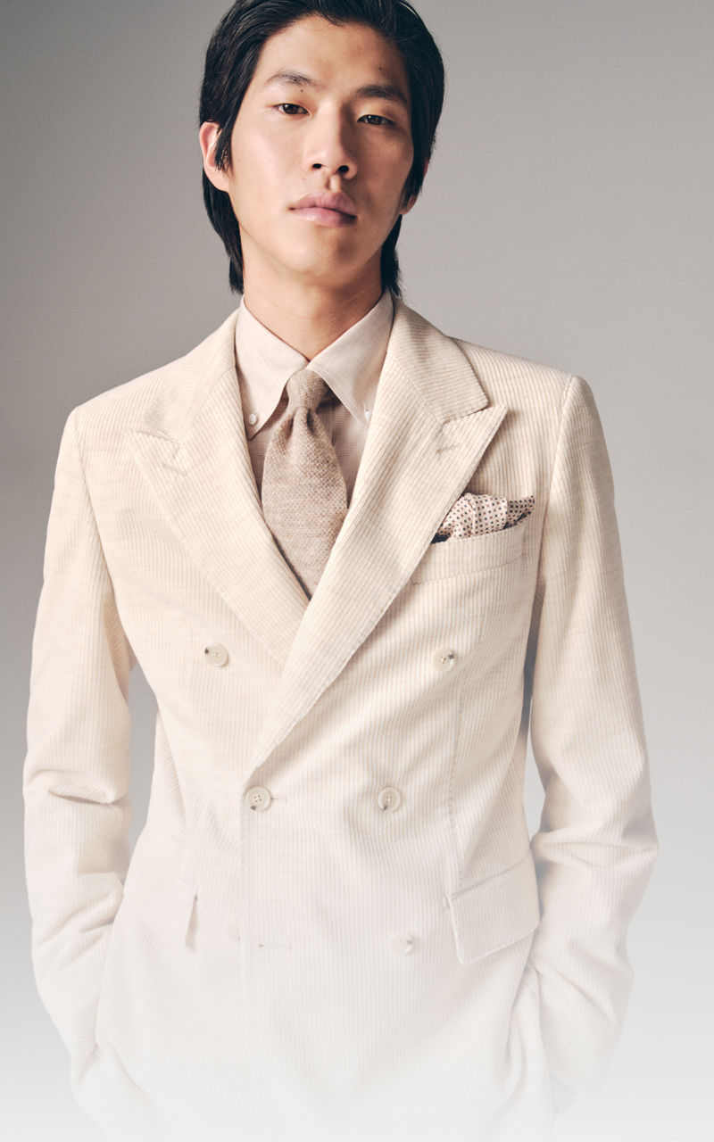 Selection of luxury suits for men