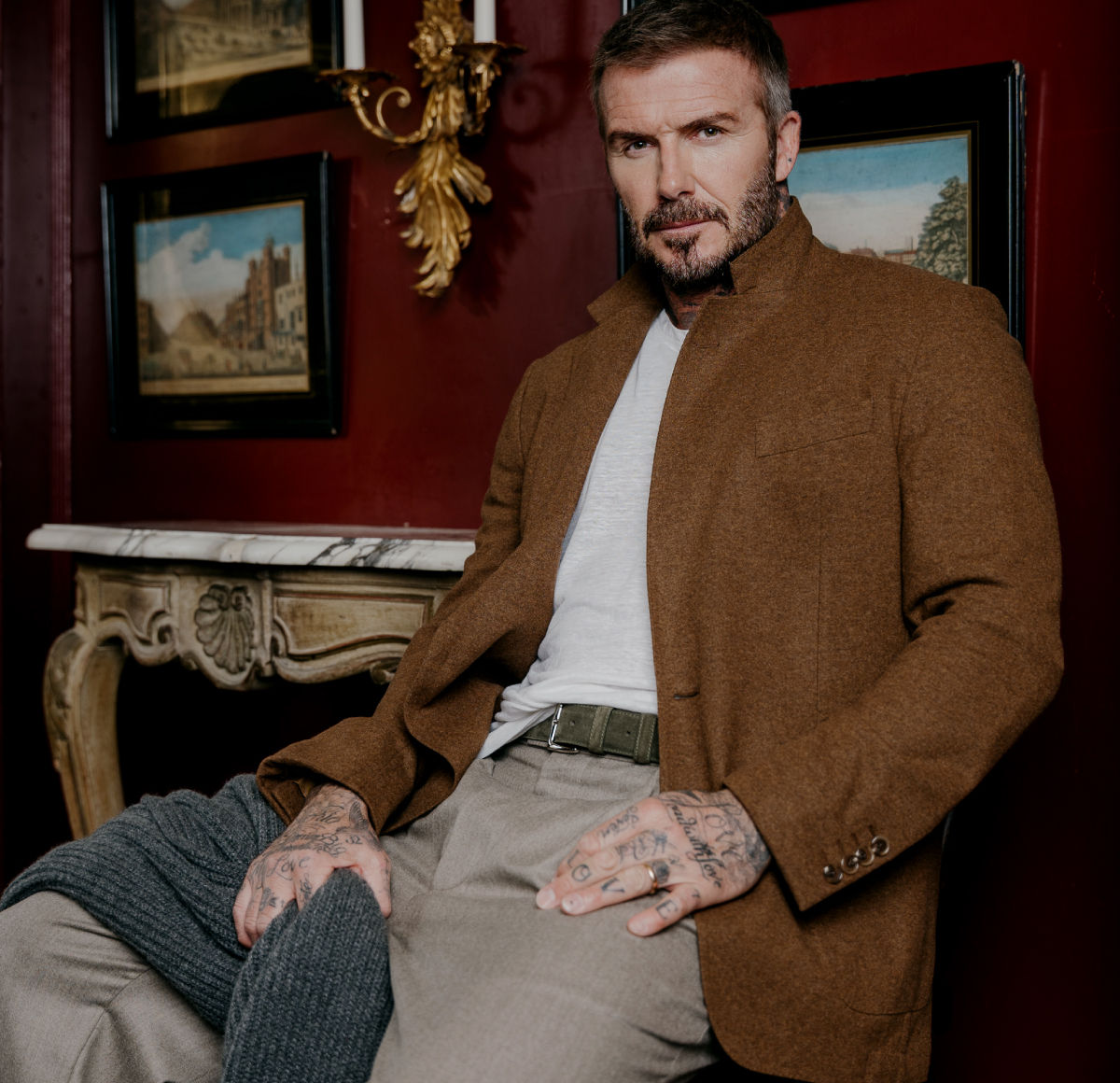 Beckham x BOSS menswear collection